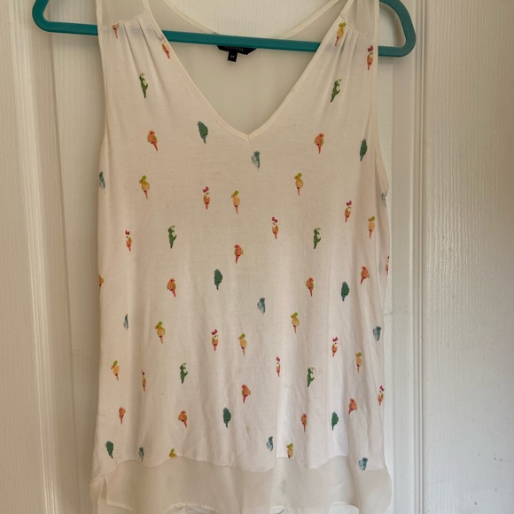 White RW&Co Blouse - Picture 4 of 4